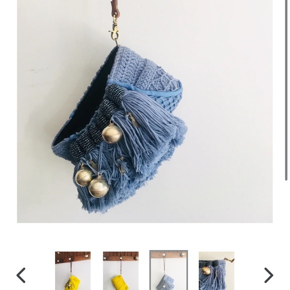 Eliot Mann carnival pouch denim blue
